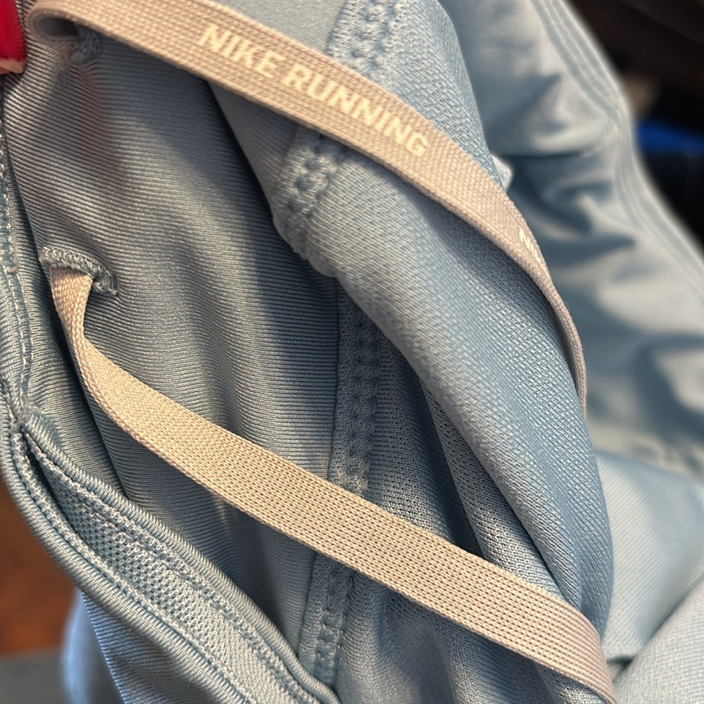 Nike Women's Pale Blue Athletic Shorts with Built-In Liner - Picture 7 of 9